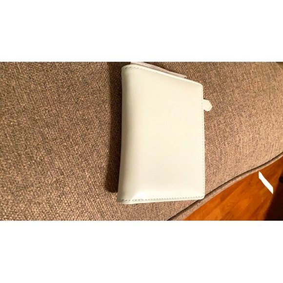 NEW Small Wallets for Women Bifold Slim Coin Purse Zipper White - Picture 1 of 2